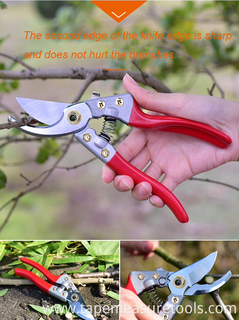 Good quality pruning shears knife garden flower shears strong pruning tree branches new model gardening scissors